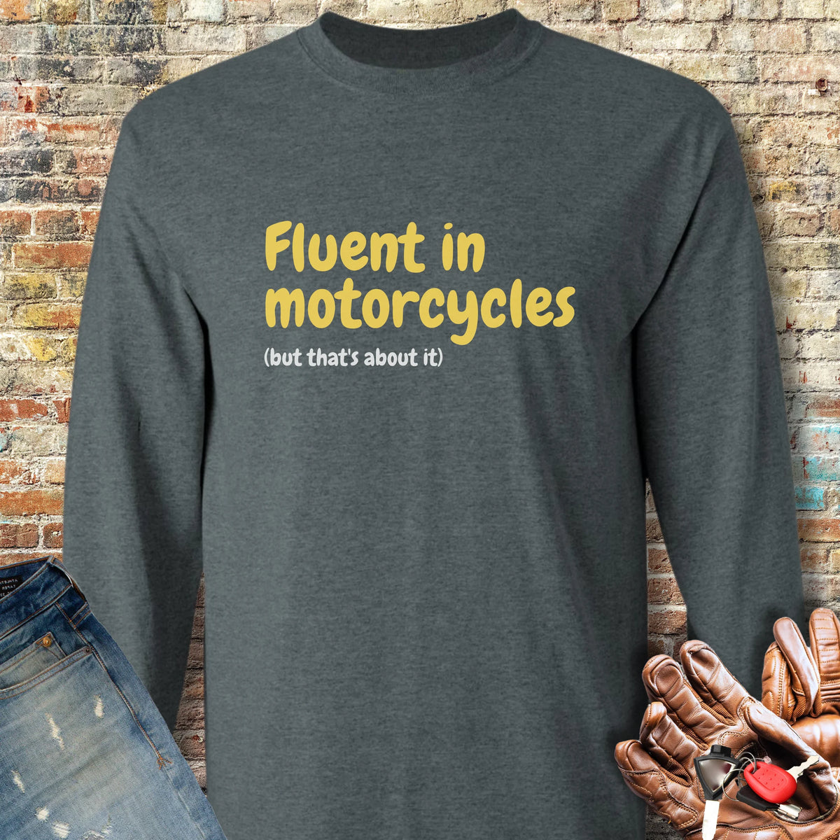 Fluent Long Sleeve T-Shirt - Dark Heather