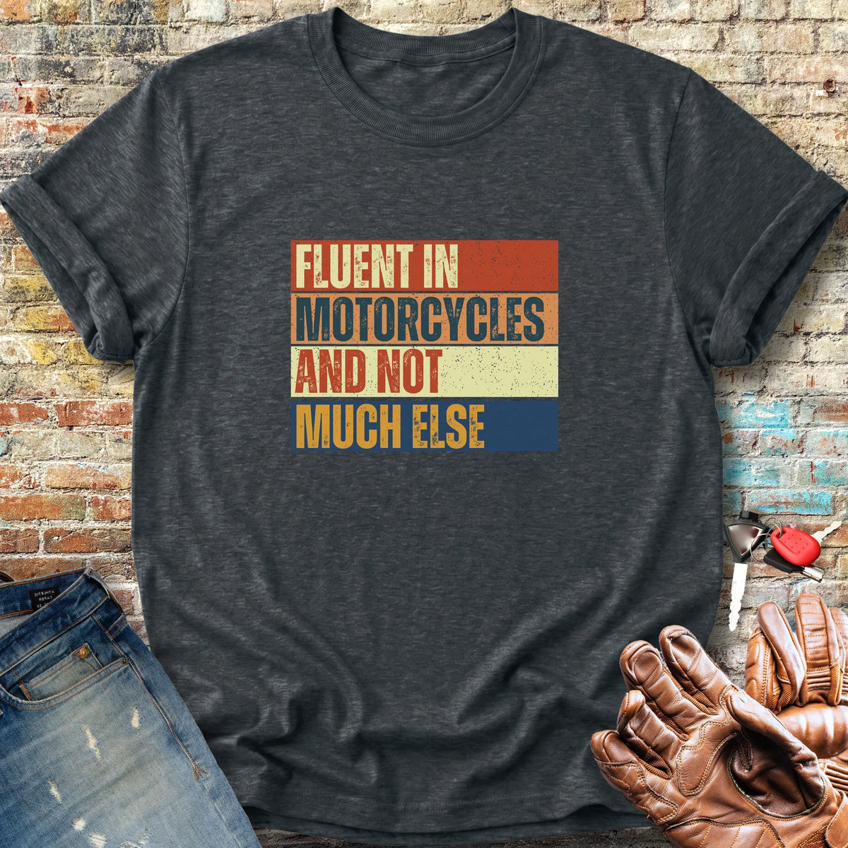 Fluent (Block) Classic T-Shirt - Dark Heather
