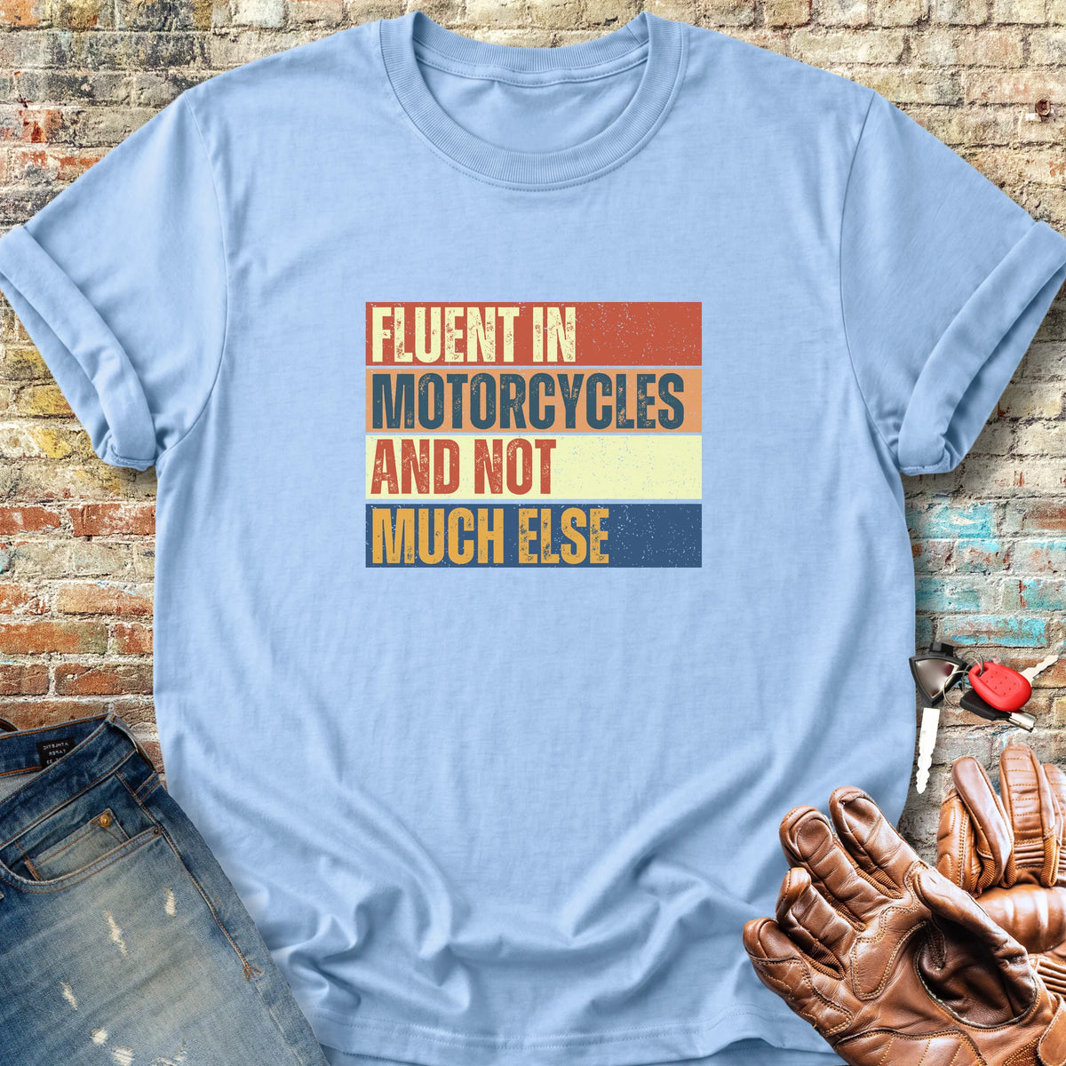 Fluent (Block) Classic T-Shirt - Light Blue