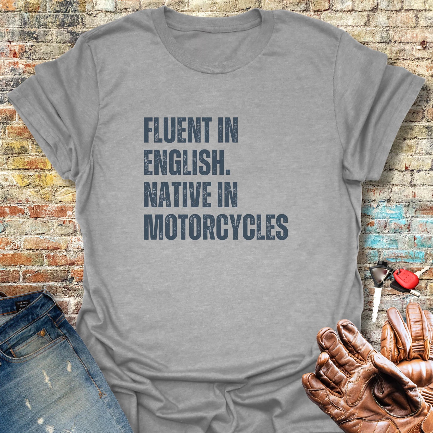 Fluent In English T-Shirt - Sport Grey