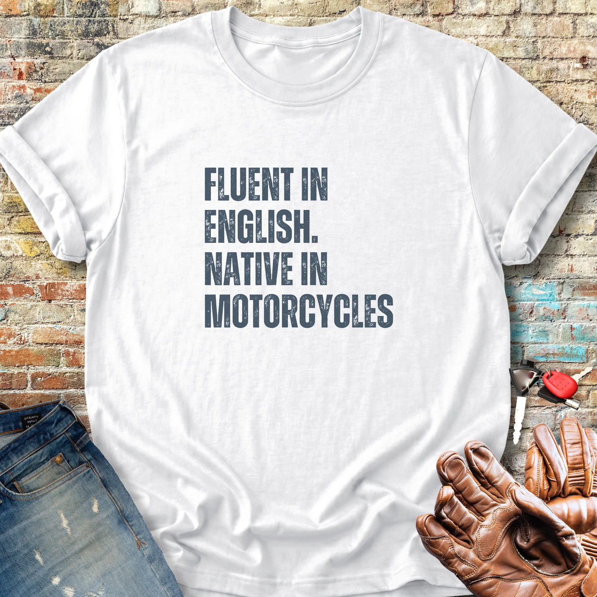 Fluent In English Classic T-Shirt - White