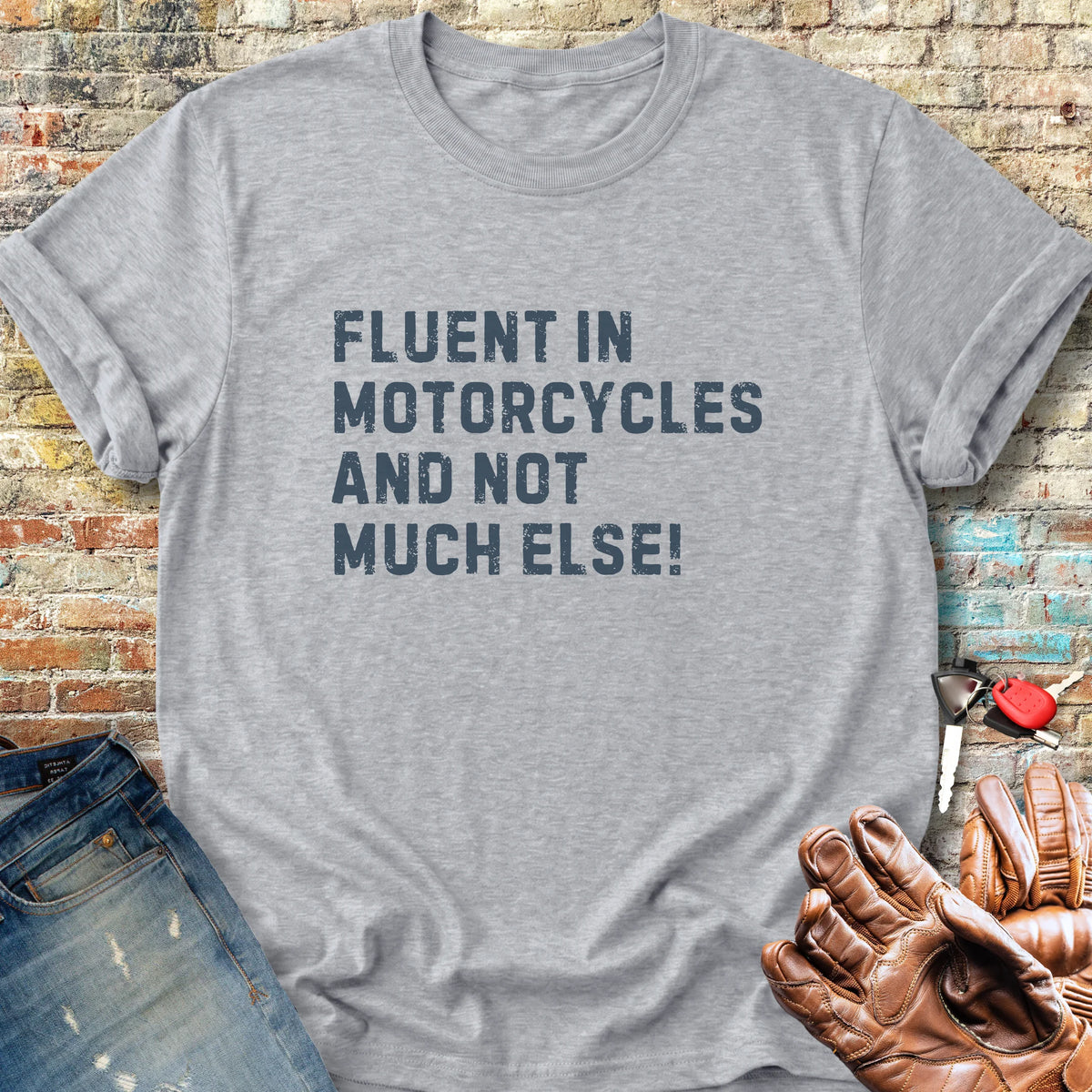 Fluent (Text) Classic T-Shirt - Sport Grey
