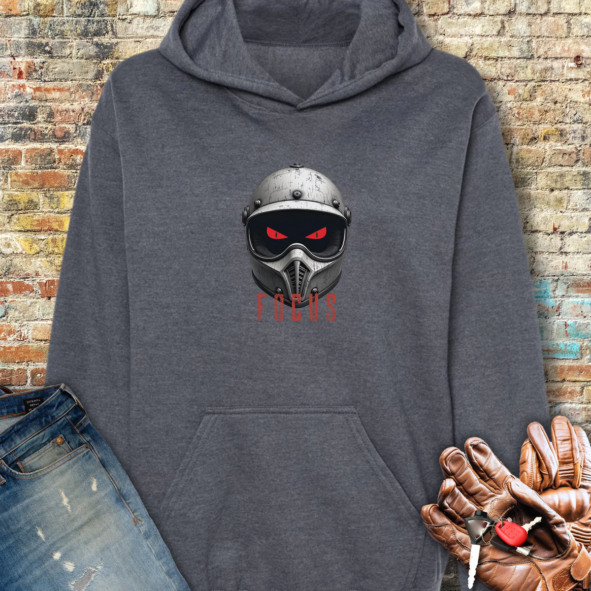 Focus Hoodie - Dark Heather