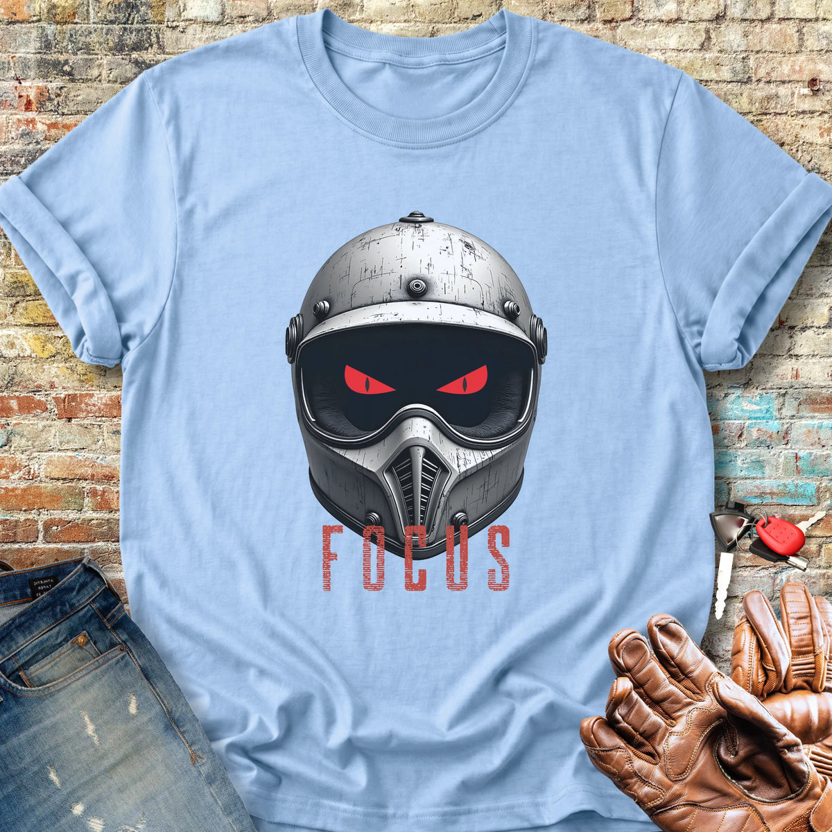 Focus Classic T-Shirt - Light Blue