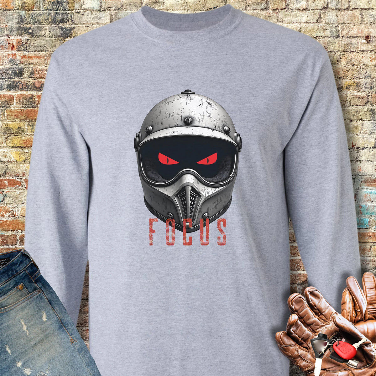 Focus Long Sleeve T-Shirt - Sport Grey