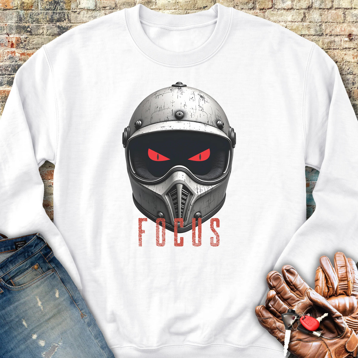 Focus Sweatshirt - White