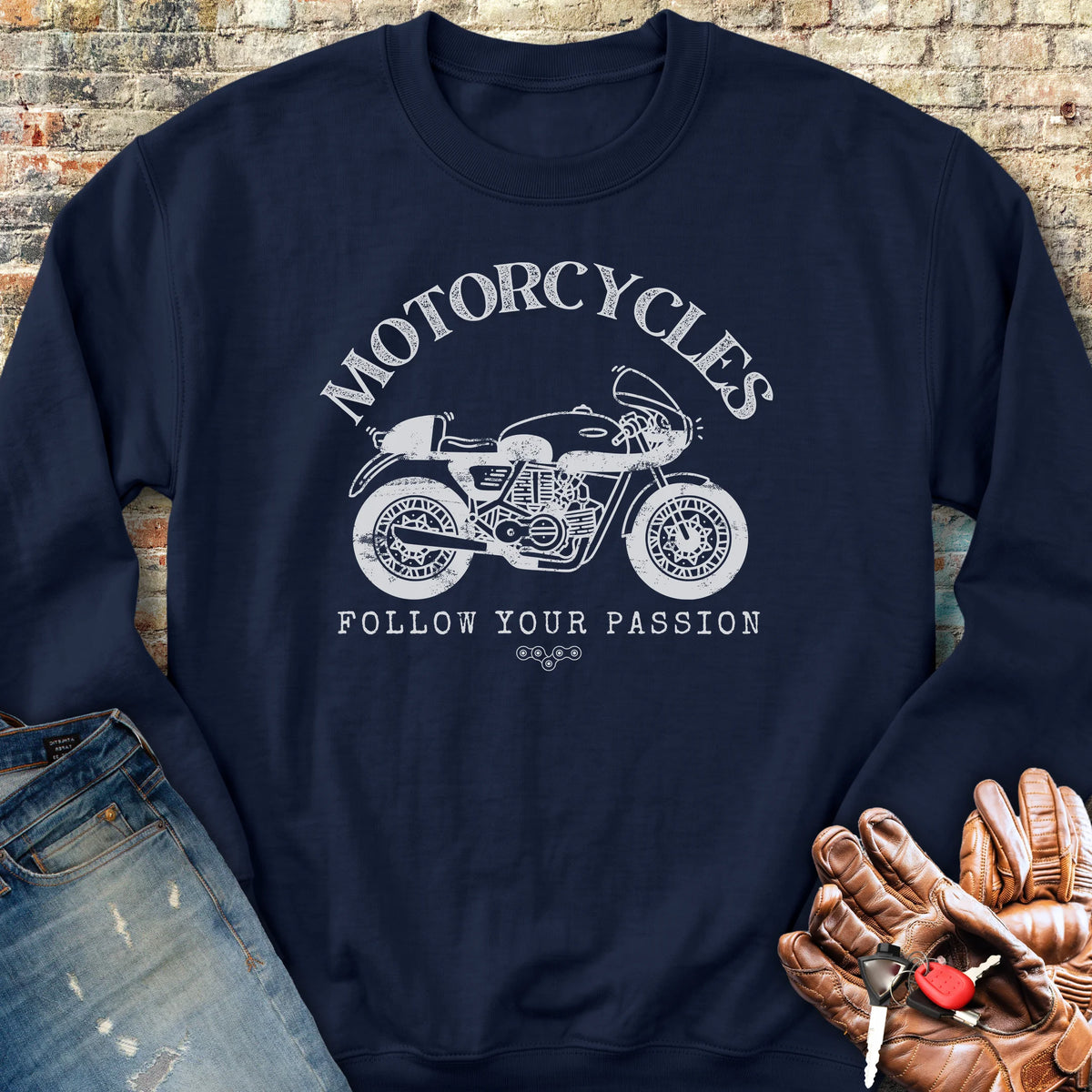 Follow Your Passion (Classic) Sweatshirt - Navy