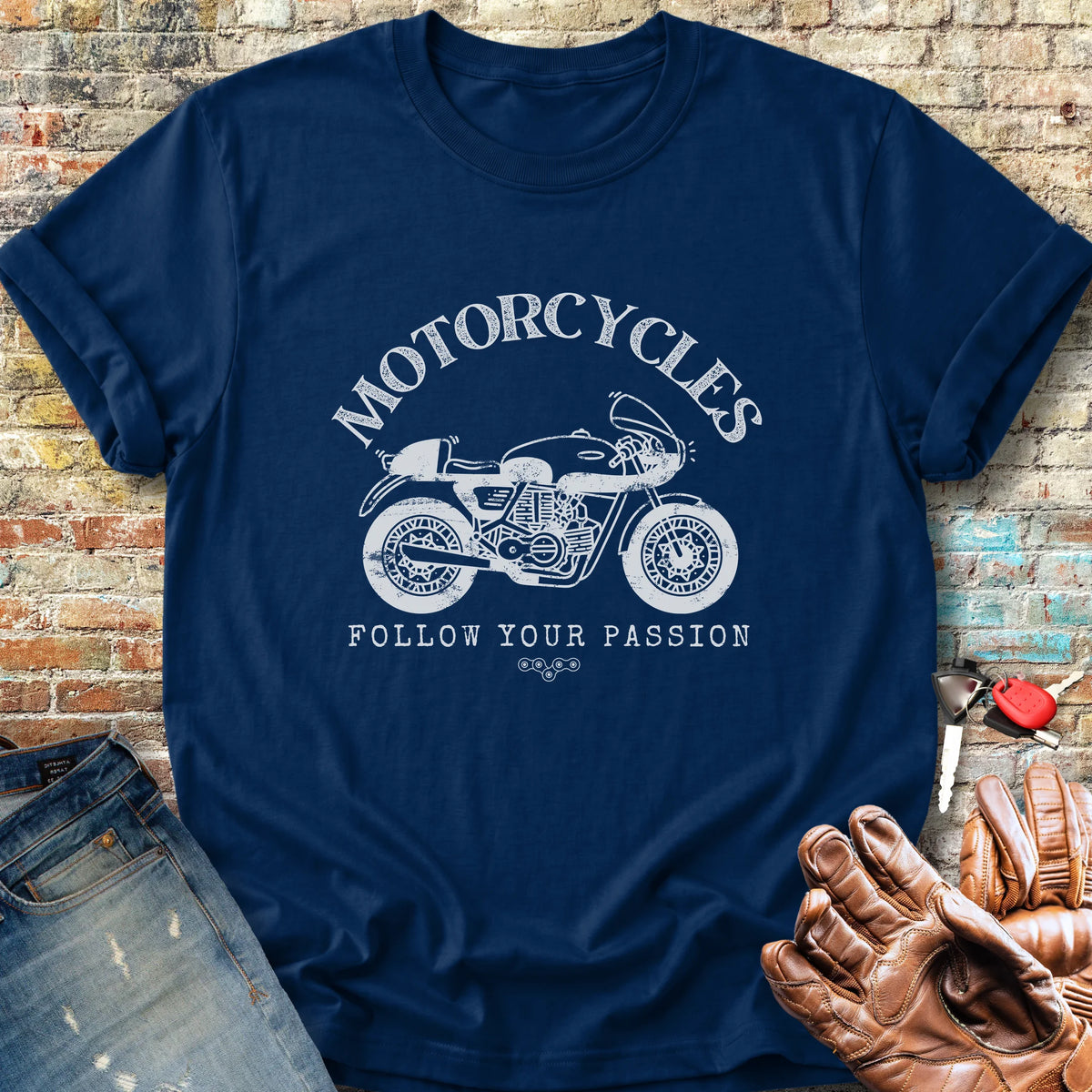 Follow Your Passion (Classic) Classic T-Shirt - Navy