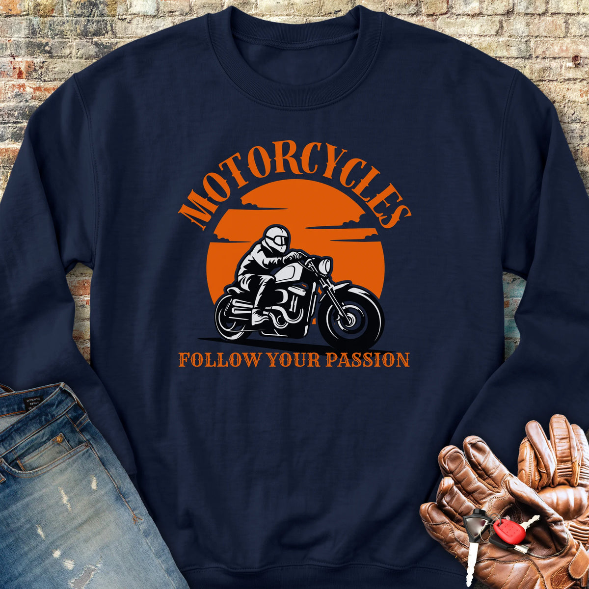 Follow Your Passion (Cruiser) Sweatshirt - Navy