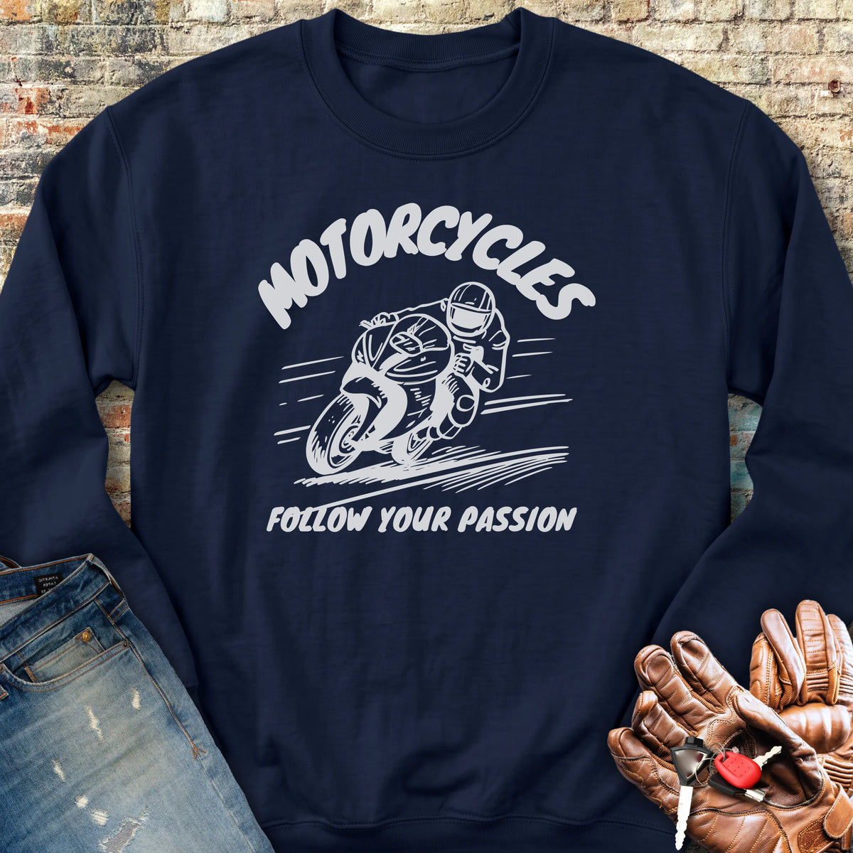 Follow Your Passion (Sport) Sweatshirt - Navy