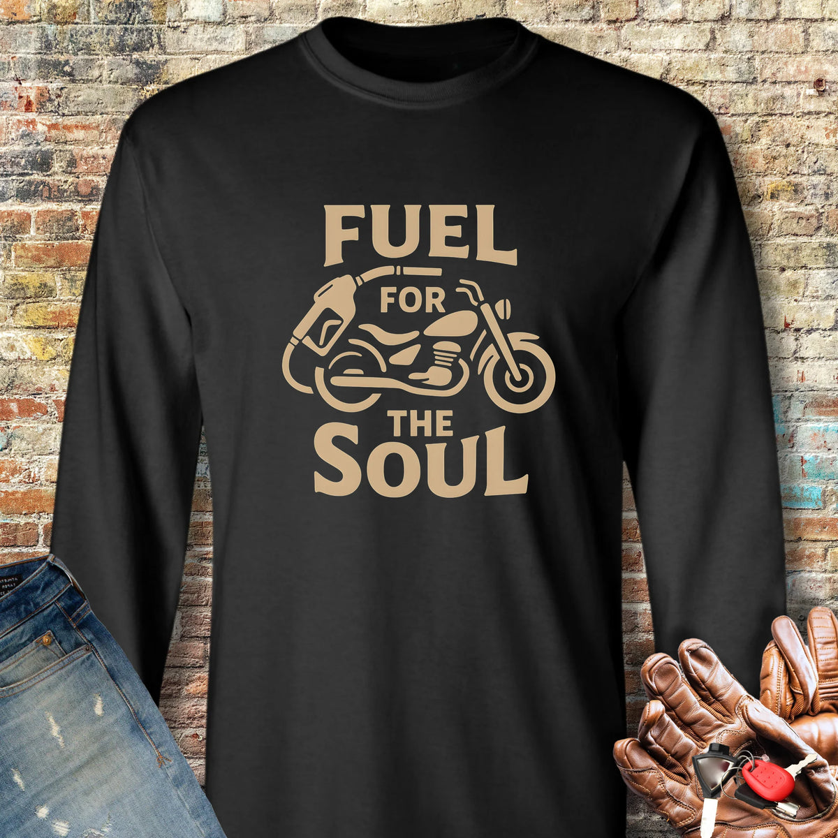For The Soul Long Sleeve T-Shirt - Black