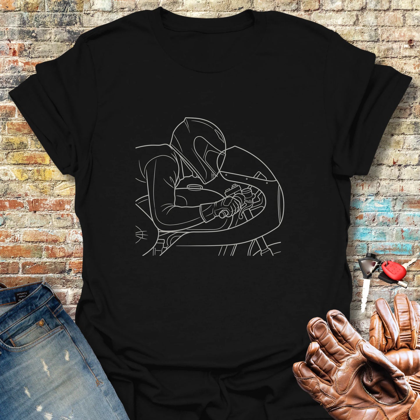 Form Follows Wind T-Shirt - Black