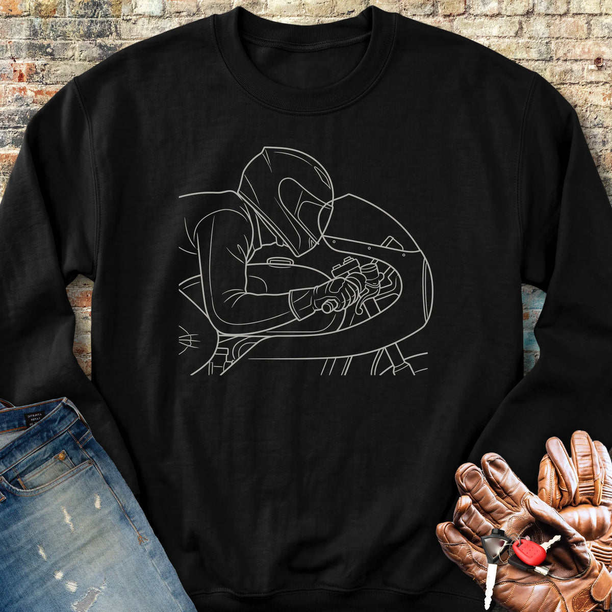 Form Follows Wind Sweatshirt - Black