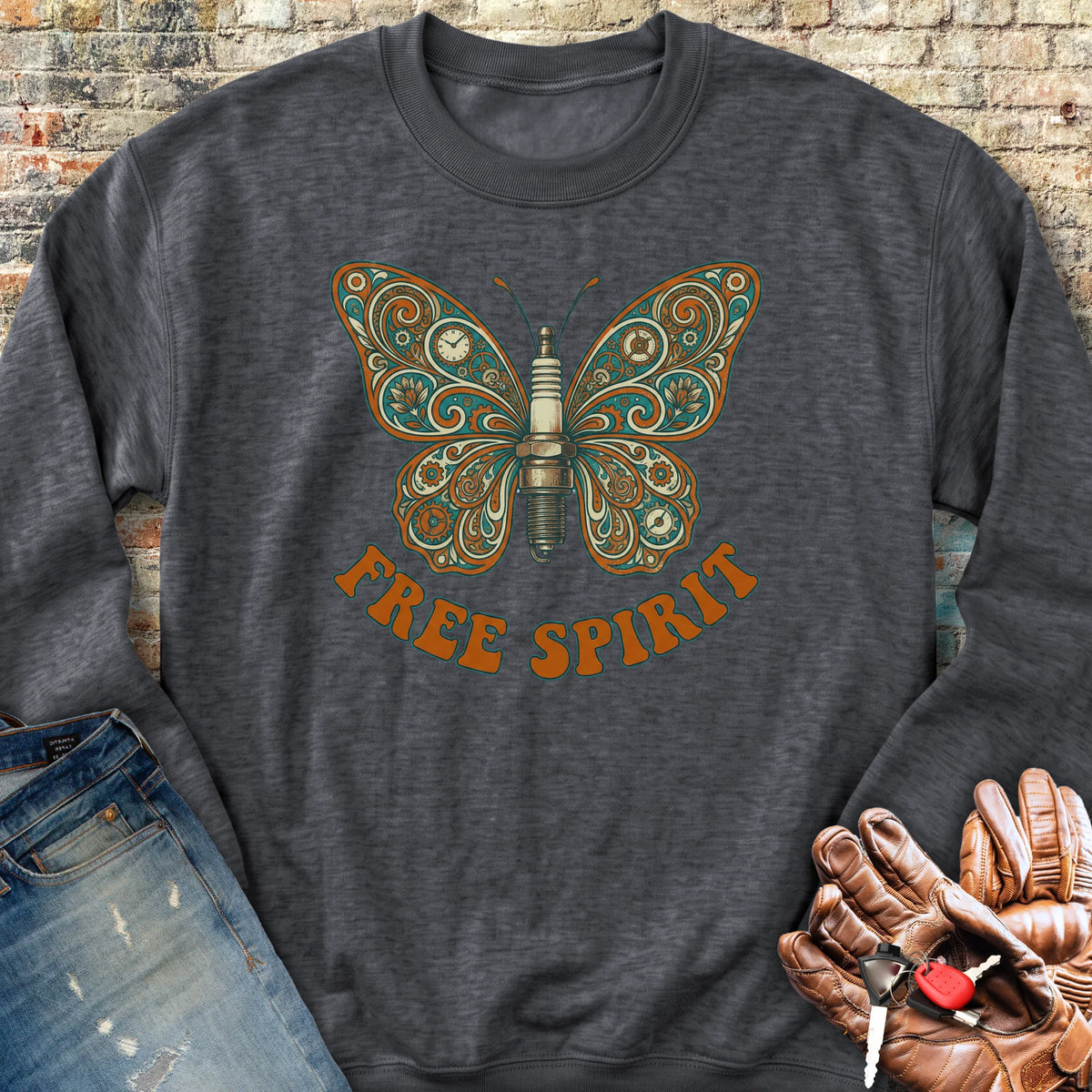 Free Spirit Sweatshirt - Dark Heather