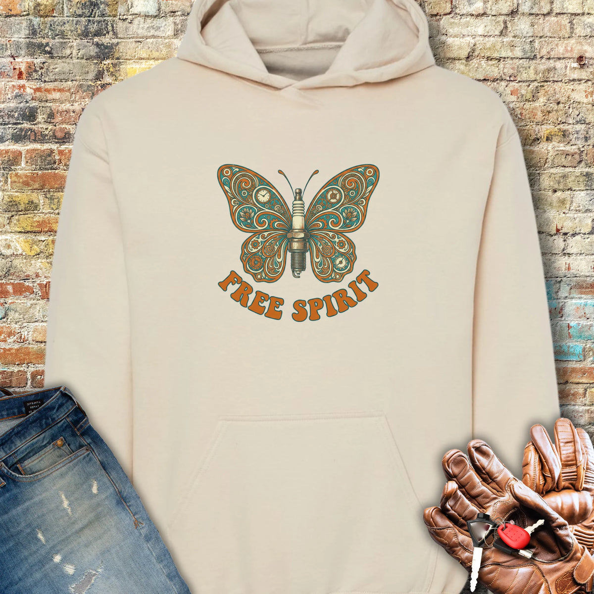 Free Spirit Hoodie - Sand