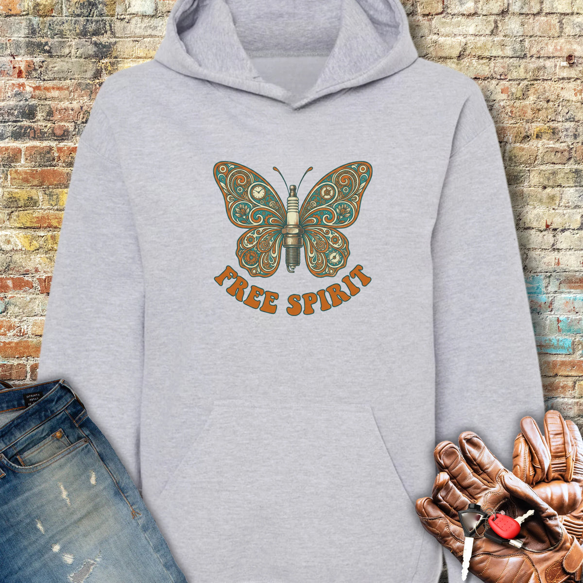 Free Spirit Hoodie - Sport Grey