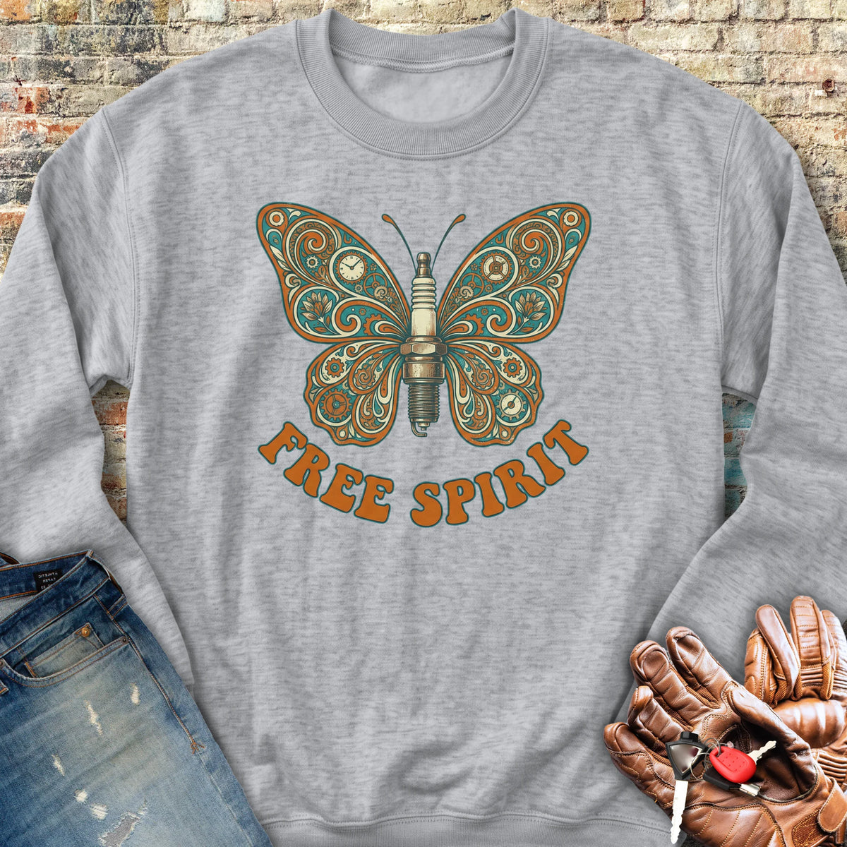 Free Spirit Sweatshirt - Sport Grey