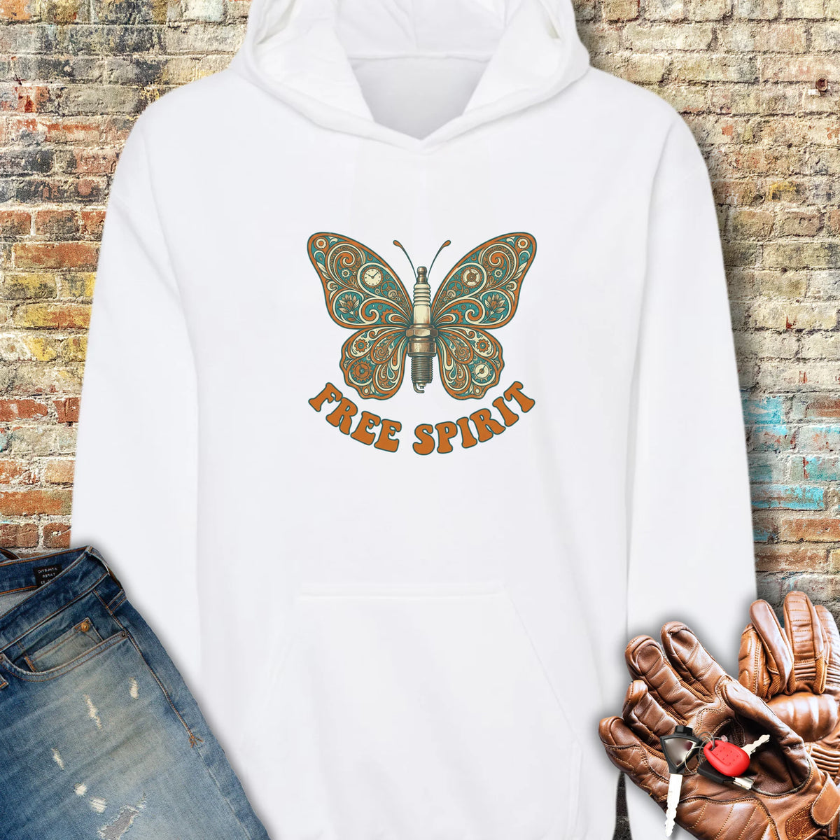 Free Spirit Hoodie - White