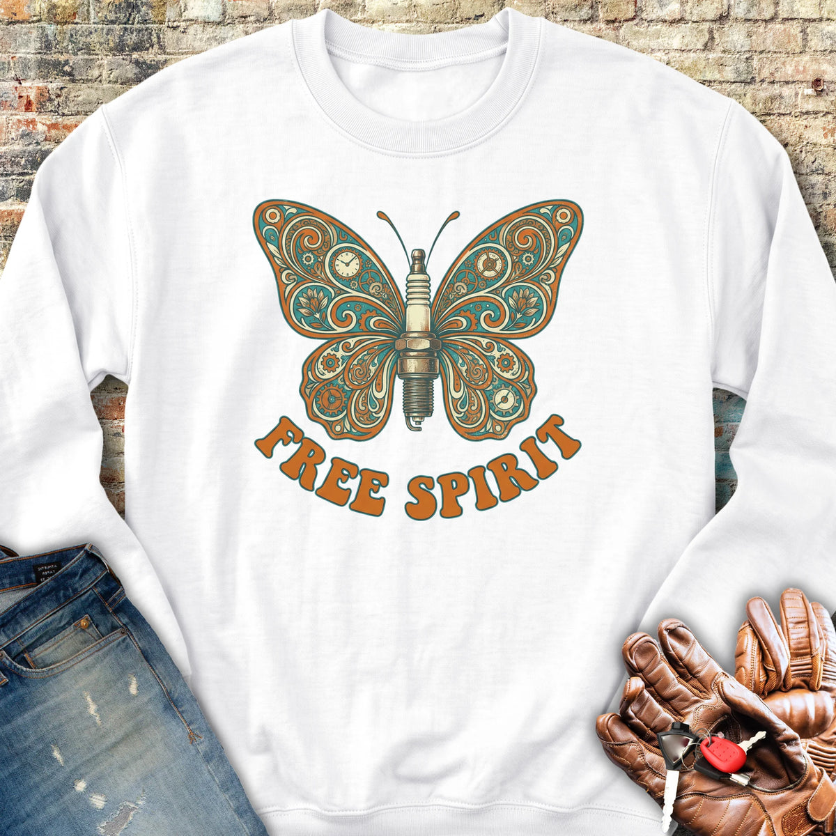 Free Spirit Sweatshirt - White