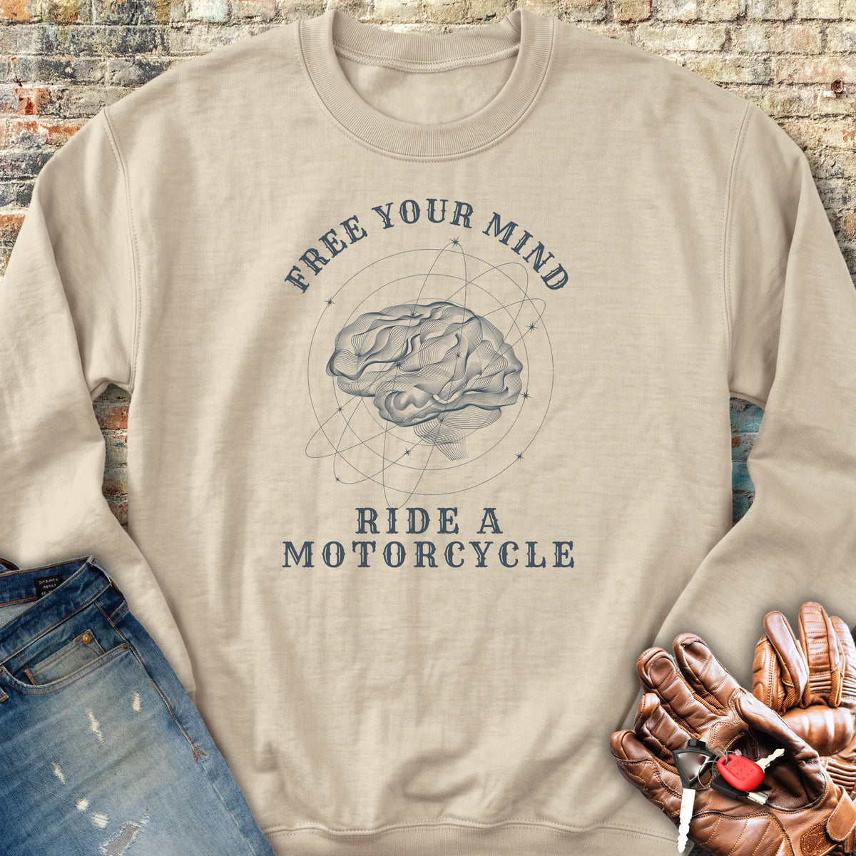 Free Your Mind Sweatshirt - Sand