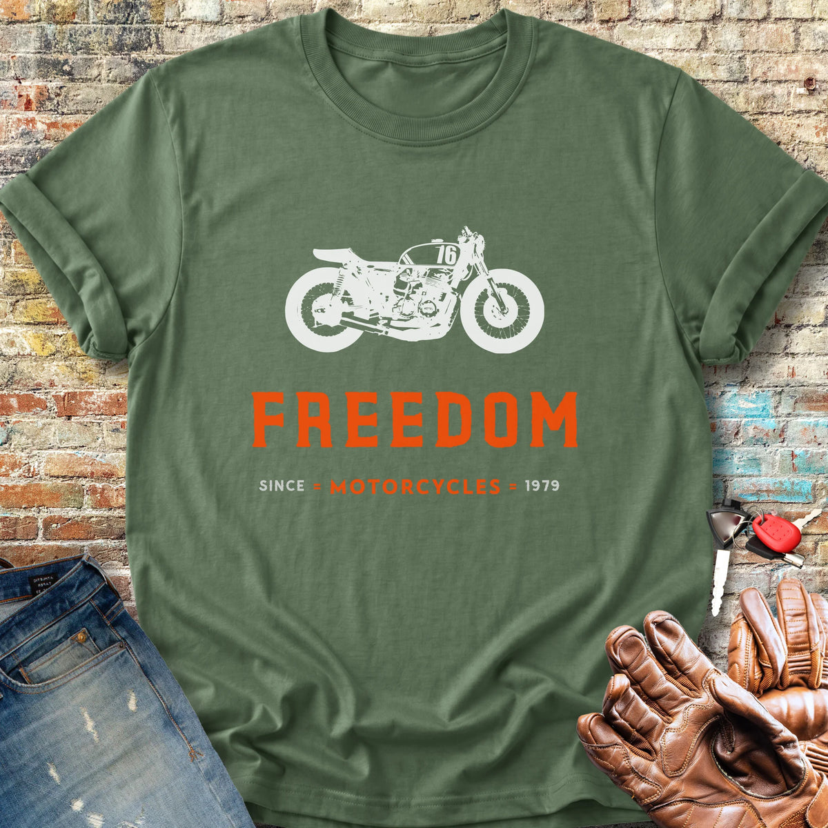 Freedom Classic T-Shirt - Military Green