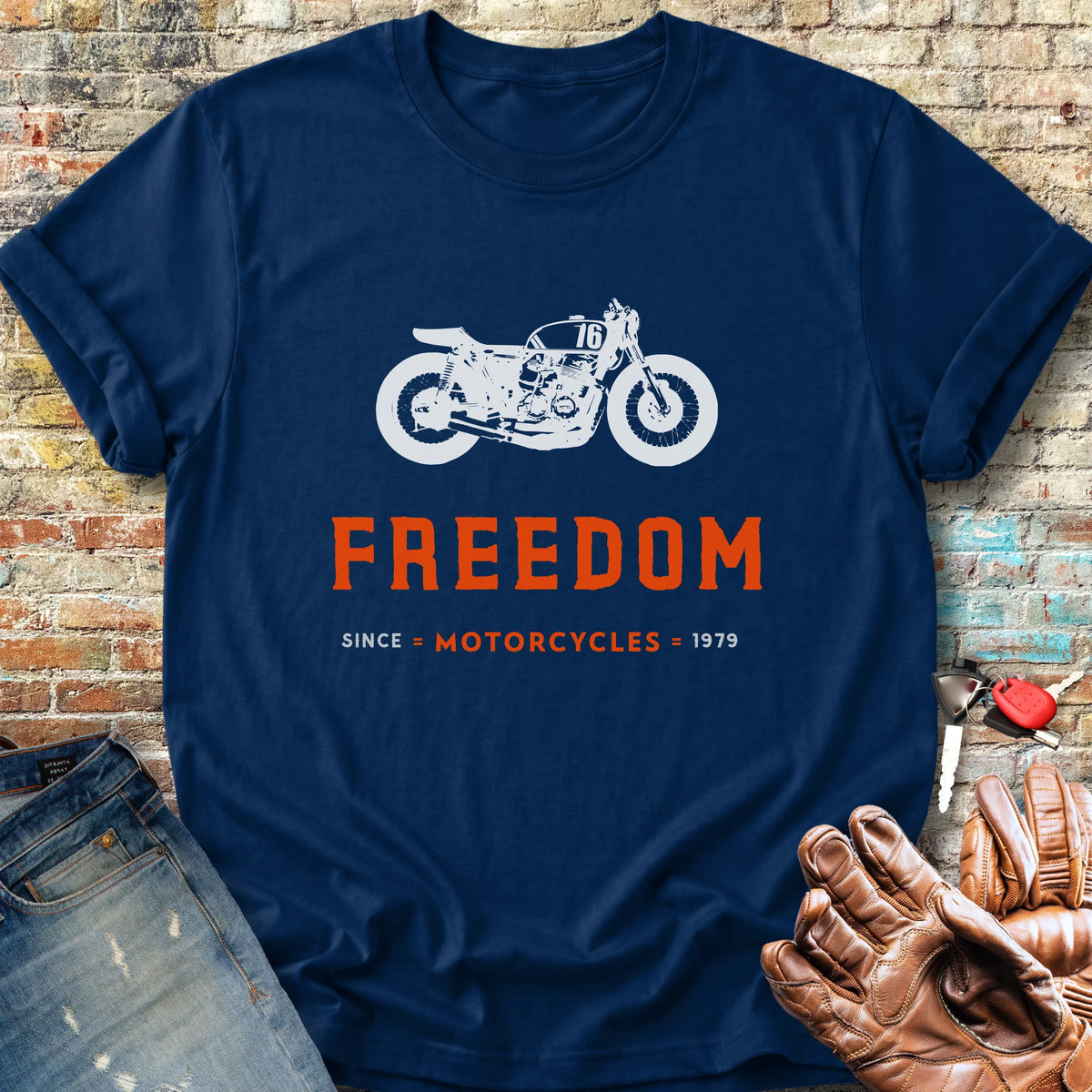 Freedom Classic T-Shirt - Navy
