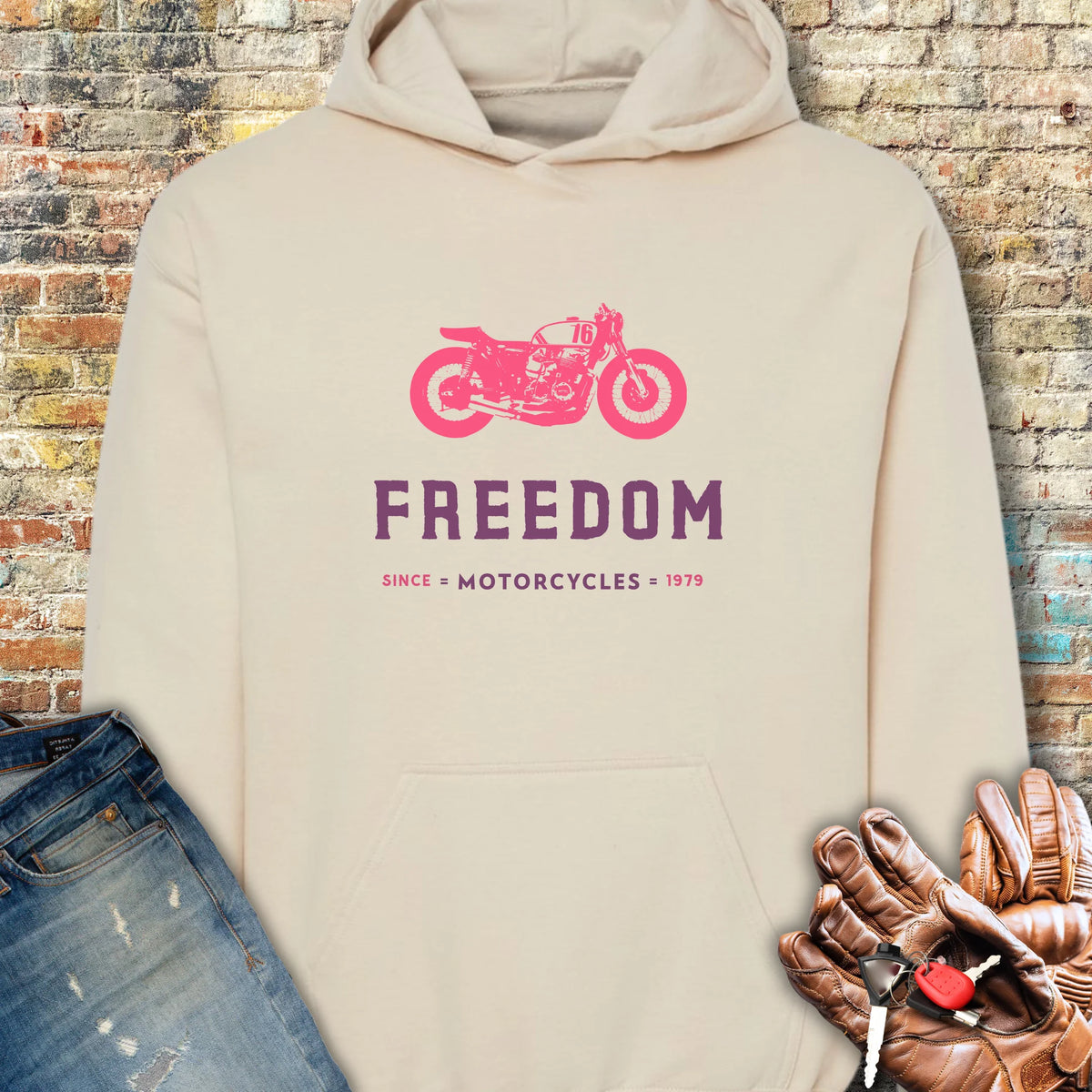 Freedom Hoodie - Sand