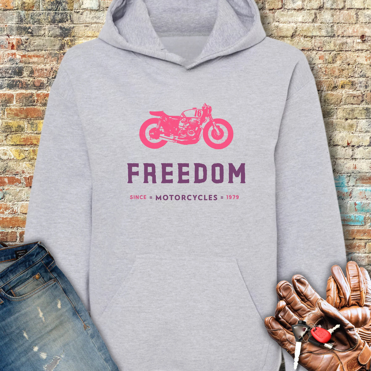 Freedom Hoodie - Sport Grey