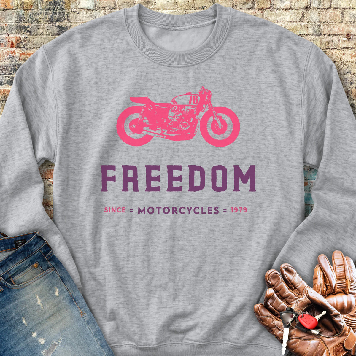 Freedom Sweatshirt - Sport Grey