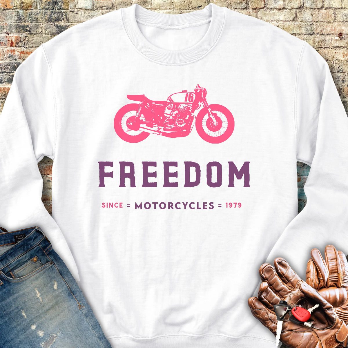 Freedom Sweatshirt - White