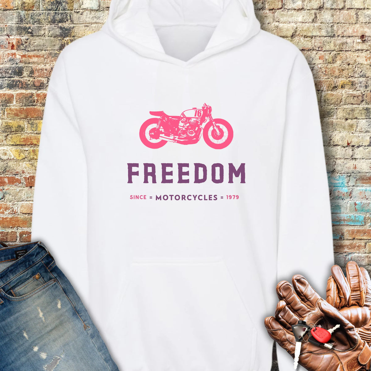 Freedom Hoodie - White