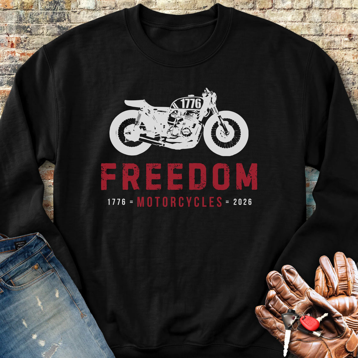 Freedom 250th Sweatshirt - Black
