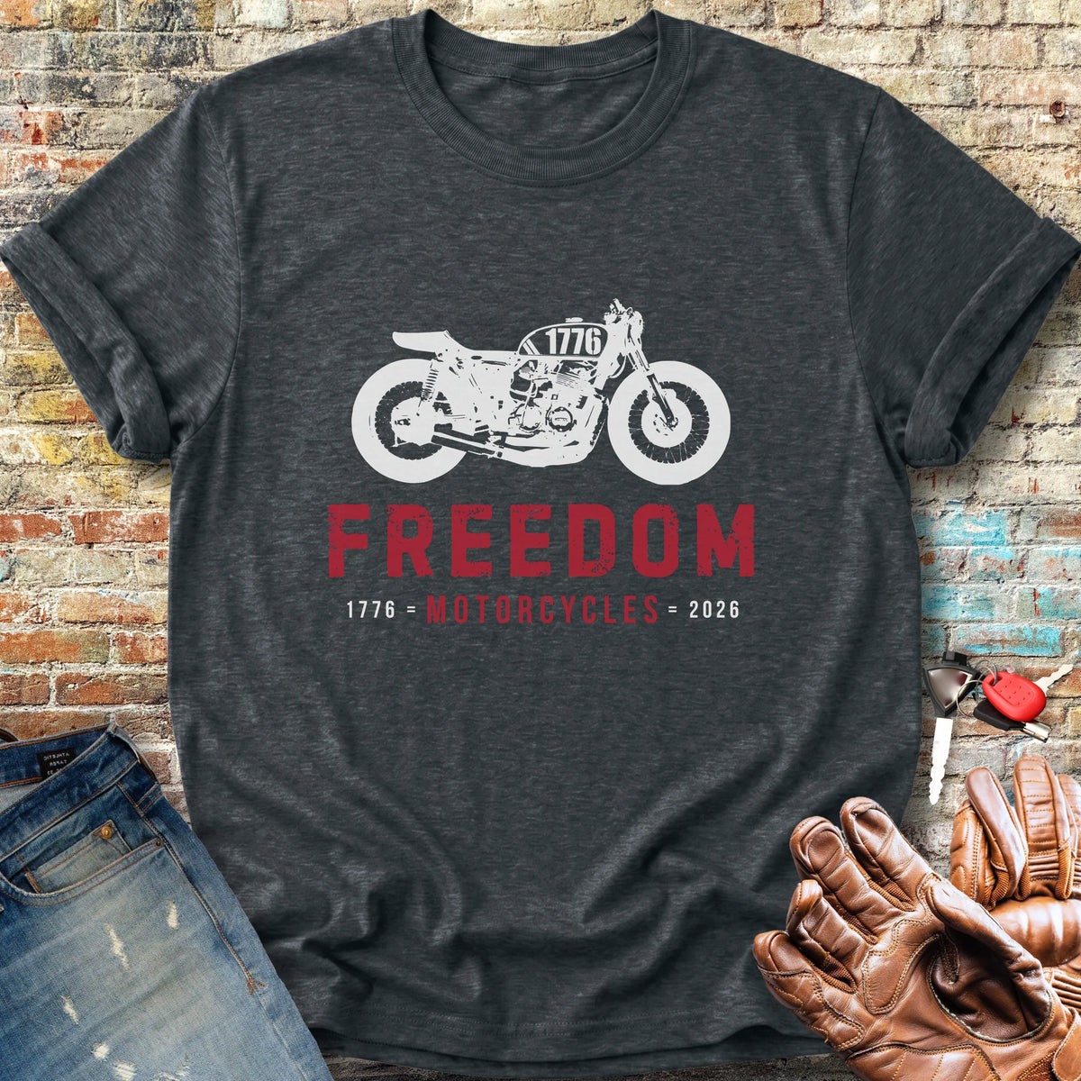 Freedom 250th Classic T-Shirt - Dark Heather