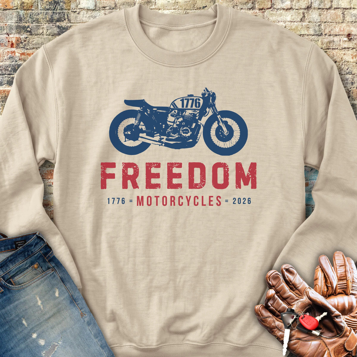 Freedom 250th Sweatshirt - Sand