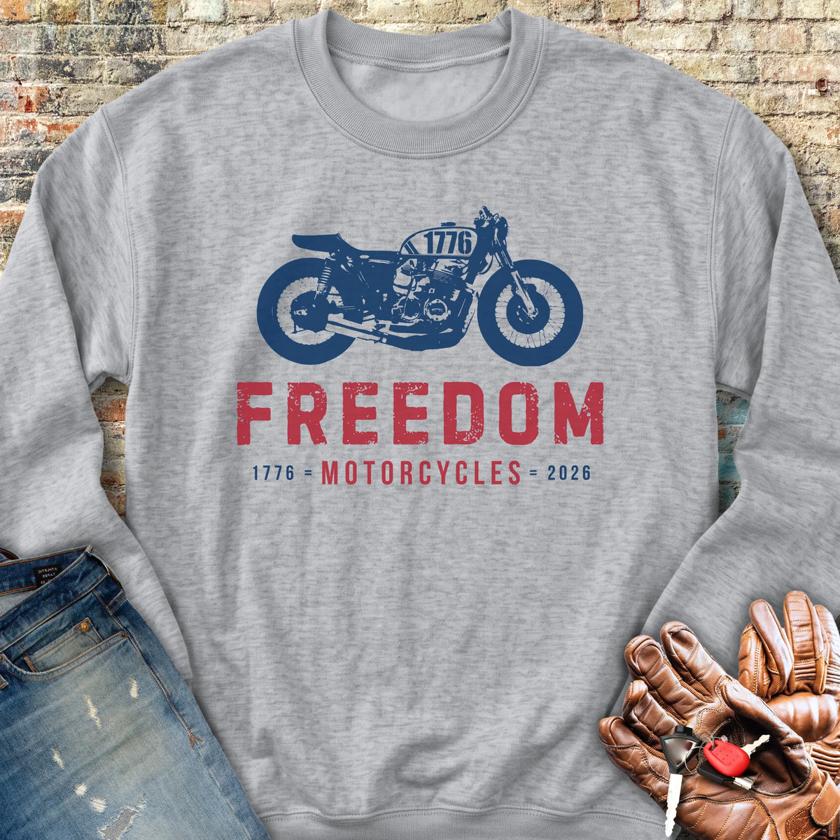 Freedom 250th Sweatshirt - Sport Grey