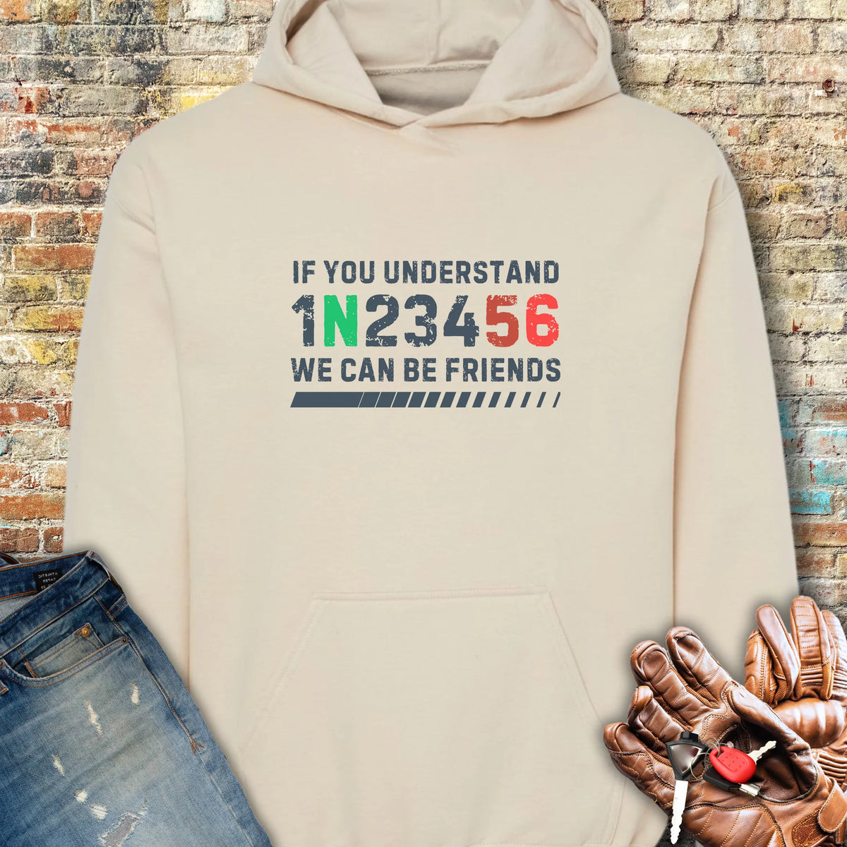 Friends Hoodie - Sand