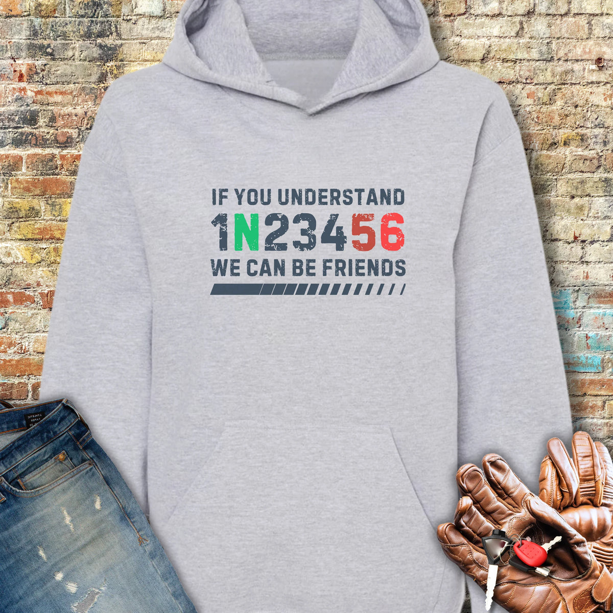 Friends Hoodie - Sport Grey