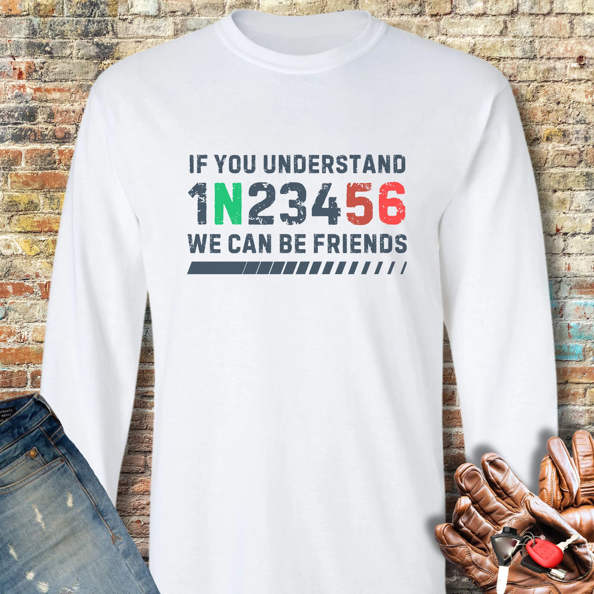 Friends Long Sleeve T-Shirt - White