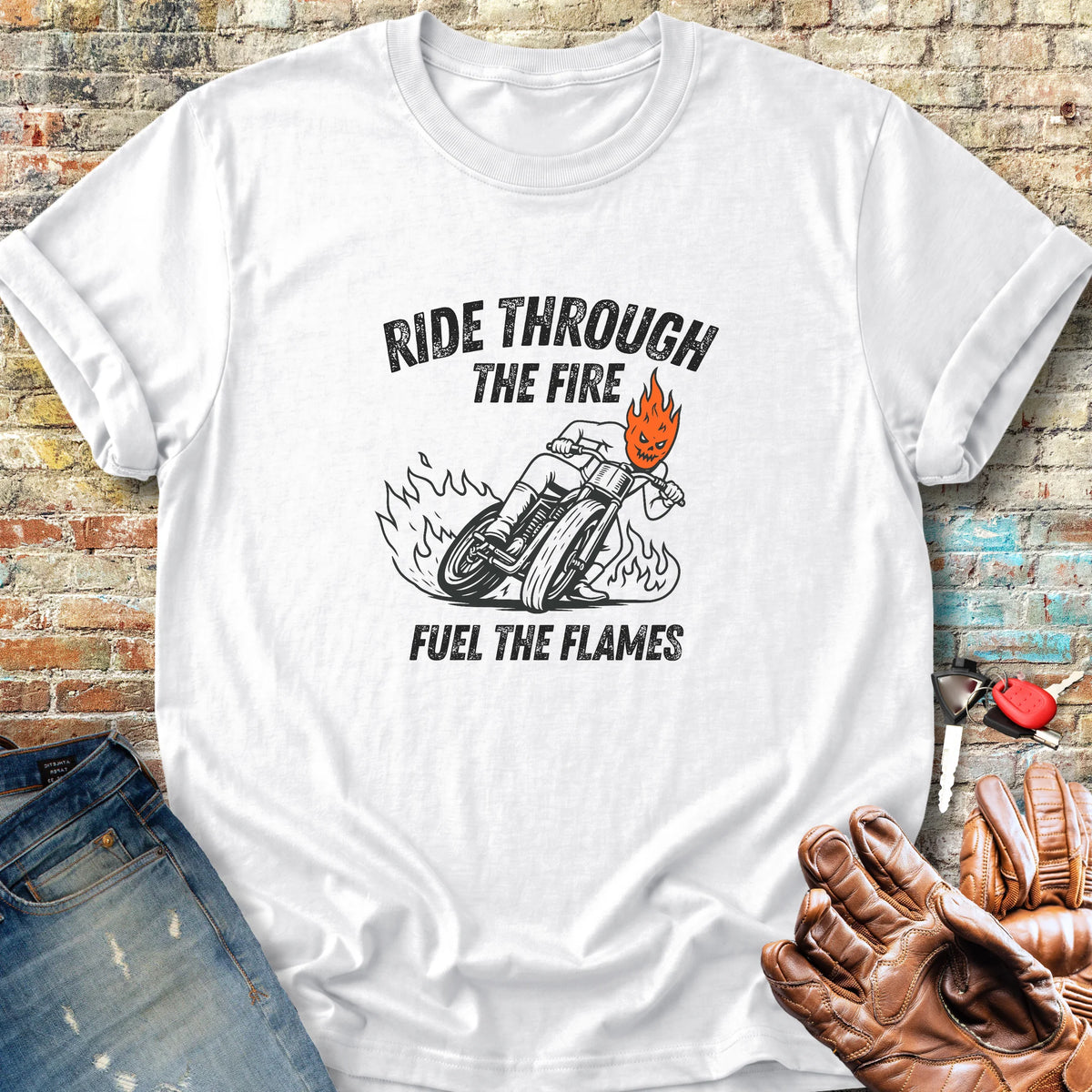 Fuel The Flames Classic T-Shirt - White