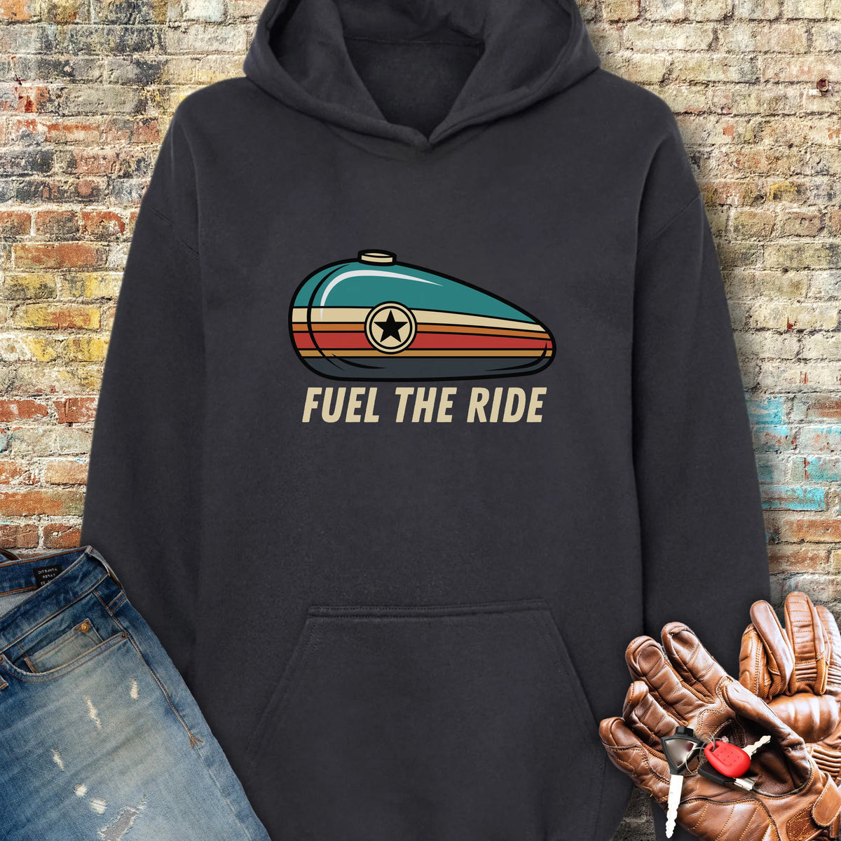 Fuel The Ride Hoodie - Black