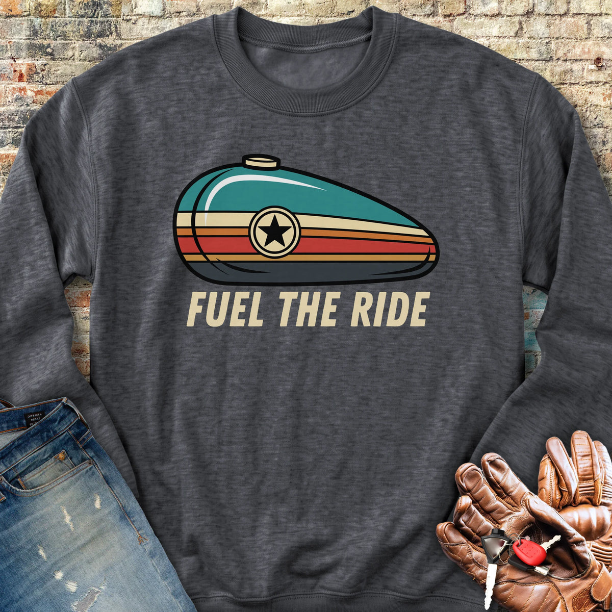 Fuel The Ride Sweatshirt - Dark Heather