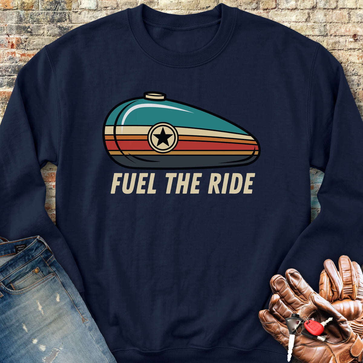 Fuel The Ride Sweatshirt - Navy