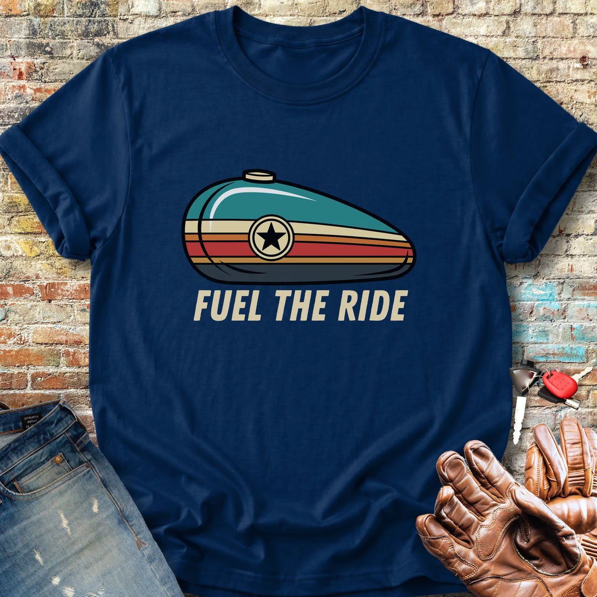Fuel The Ride Classic T-Shirt - Navy