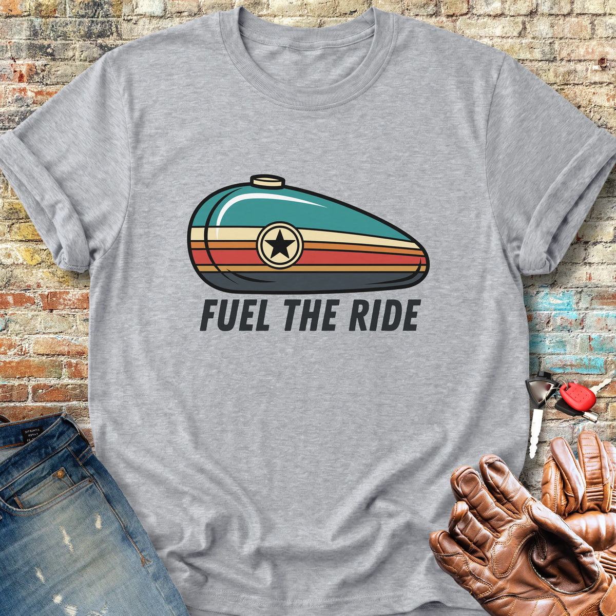 Fuel The Ride Classic T-Shirt - Sport Grey