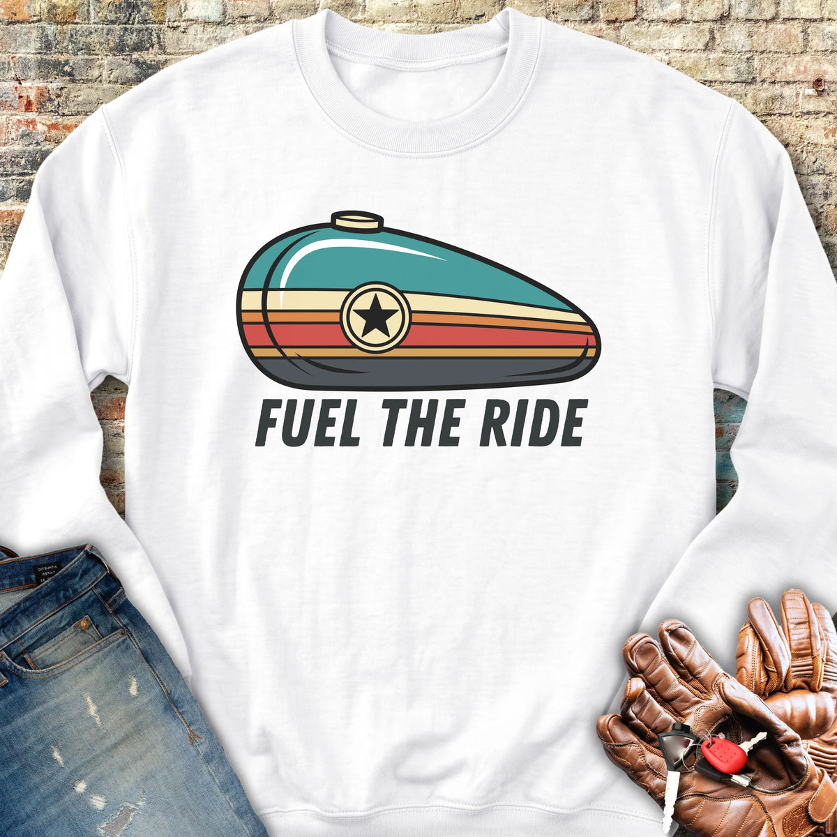 Fuel The Ride Sweatshirt - White