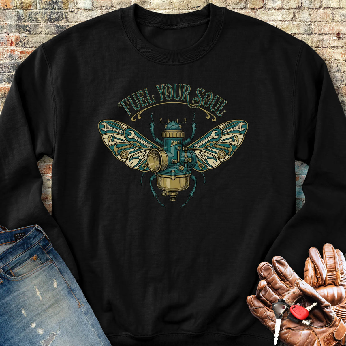 Fuel Your Soul Sweatshirt - Black