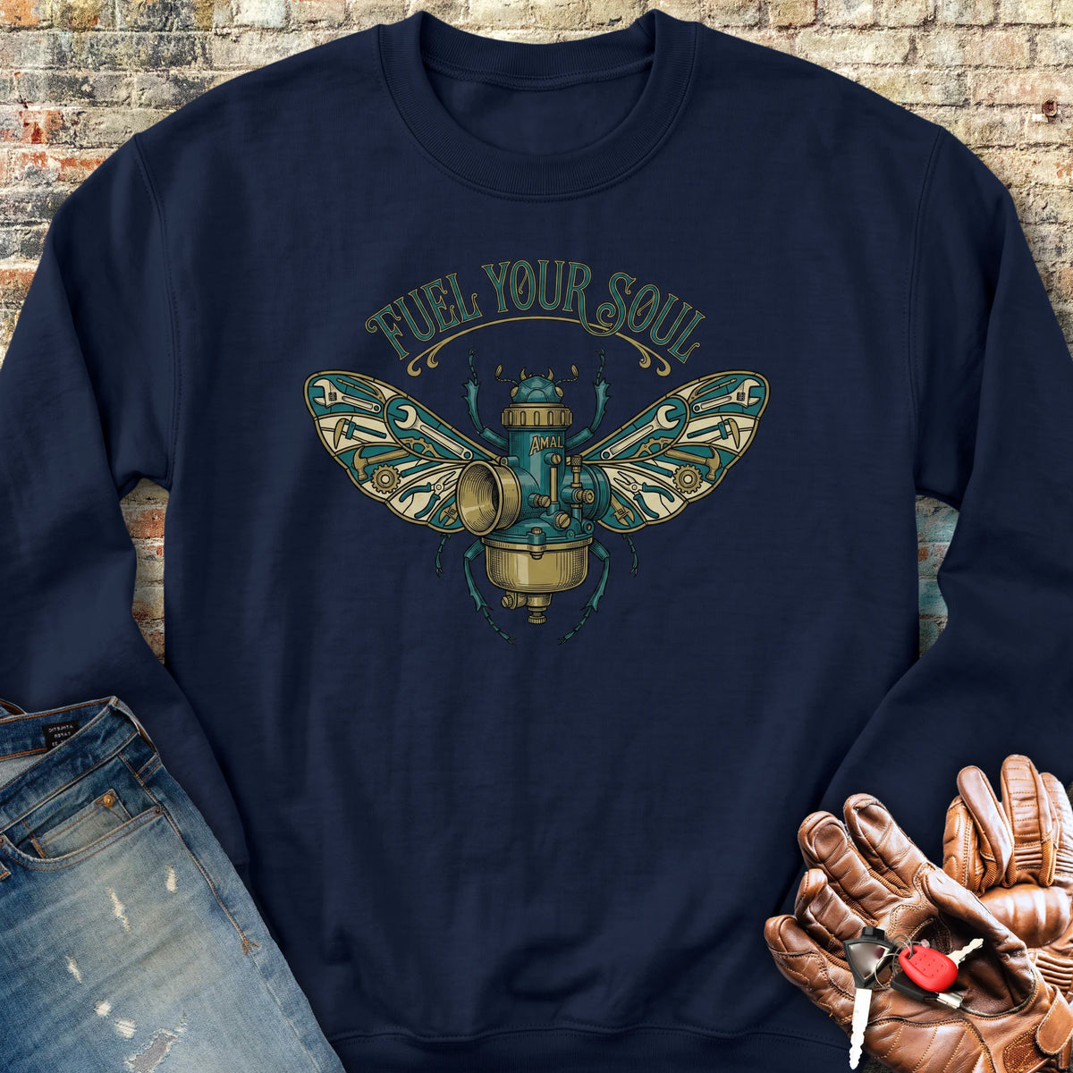 Fuel Your Soul Sweatshirt - Navy
