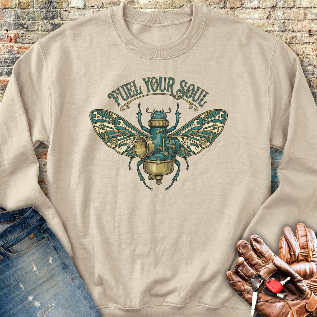 Fuel Your Soul Sweatshirt - Sand