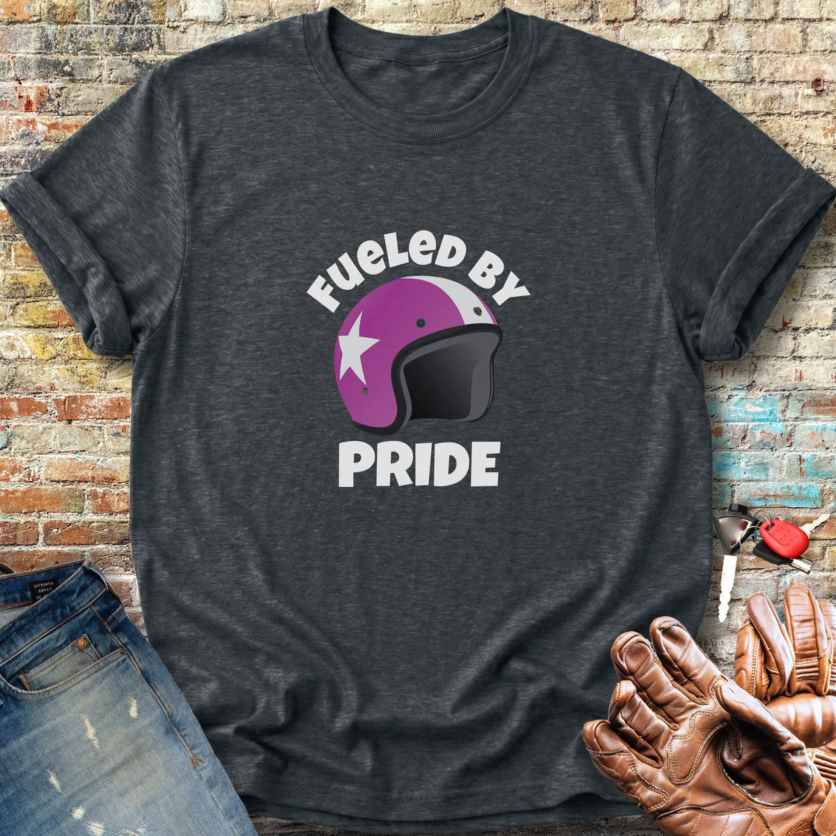 Fueled By Pride Classic T-Shirt - Dark Heather