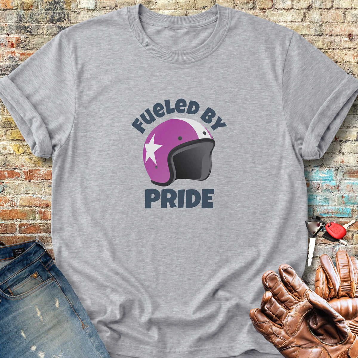 Fueled By Pride Classic T-Shirt - Sport Grey